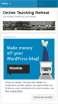 Mobile Screenshot of onlineteachingretreat.wordpress.com