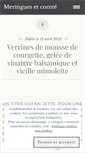 Mobile Screenshot of meringuesetcomte.wordpress.com