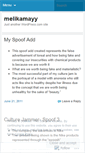 Mobile Screenshot of melikamayy.wordpress.com
