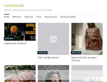 Tablet Screenshot of luccaguide.wordpress.com