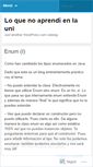Mobile Screenshot of loquenoaprendienlauni.wordpress.com