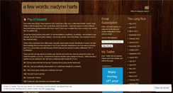 Desktop Screenshot of nadyneharts.wordpress.com