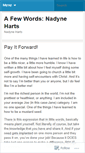 Mobile Screenshot of nadyneharts.wordpress.com
