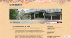 Desktop Screenshot of lucindalines.wordpress.com