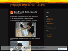 Tablet Screenshot of projectehabitatgegrup3b.wordpress.com