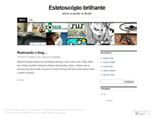 Tablet Screenshot of estetoscopiobrilhante.wordpress.com
