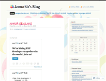 Tablet Screenshot of annurkb.wordpress.com