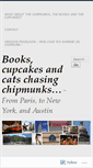 Mobile Screenshot of bookscupcakescats.wordpress.com