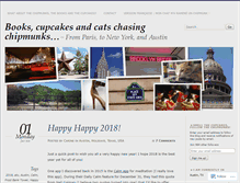 Tablet Screenshot of bookscupcakescats.wordpress.com