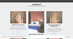 Desktop Screenshot of lifeazicit.wordpress.com
