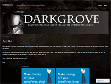 Tablet Screenshot of darkgrove.wordpress.com
