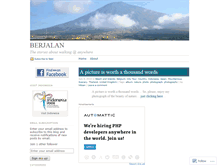 Tablet Screenshot of berjalan.wordpress.com