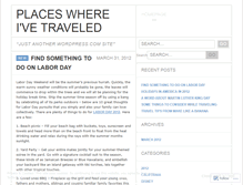 Tablet Screenshot of placesivebeen2013.wordpress.com