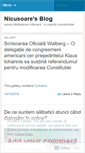 Mobile Screenshot of nicusoare.wordpress.com