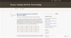 Desktop Screenshot of fluvioortega.wordpress.com