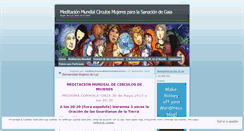 Desktop Screenshot of meditacionmundialmujeres.wordpress.com