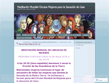 Tablet Screenshot of meditacionmundialmujeres.wordpress.com