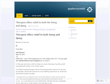 Tablet Screenshot of guyberrysmith.wordpress.com