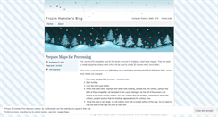 Desktop Screenshot of frozenhamster.wordpress.com