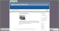 Desktop Screenshot of enjoyinverclyde.wordpress.com