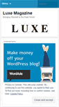 Mobile Screenshot of luxemagazine.wordpress.com