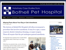 Tablet Screenshot of bothellveterinarian.wordpress.com