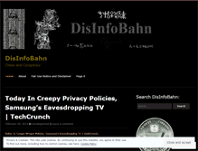 Tablet Screenshot of disinfobahn.wordpress.com