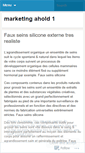 Mobile Screenshot of marketingahold1.wordpress.com