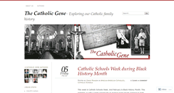 Desktop Screenshot of catholicgene.wordpress.com