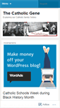 Mobile Screenshot of catholicgene.wordpress.com