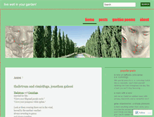 Tablet Screenshot of lifeisjustagarden.wordpress.com