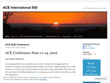Tablet Screenshot of internationalsig.wordpress.com