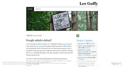 Desktop Screenshot of leeguffy.wordpress.com