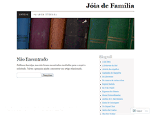 Tablet Screenshot of joiadefamilia.wordpress.com