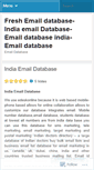 Mobile Screenshot of freshemaildatabase.wordpress.com