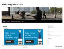 Tablet Screenshot of mikelahey.wordpress.com