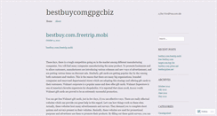 Desktop Screenshot of bestbuycomgpgcbiz.wordpress.com