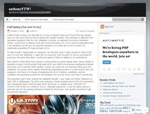 Tablet Screenshot of anthonyftw.wordpress.com