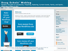 Tablet Screenshot of dougechols.wordpress.com