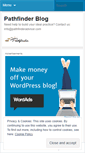 Mobile Screenshot of pathfinderadvisor.wordpress.com
