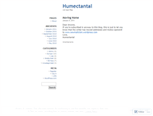 Tablet Screenshot of humectantal.wordpress.com