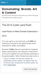 Mobile Screenshot of domainating.wordpress.com