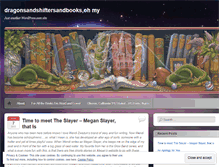 Tablet Screenshot of dragonsandshiftersandbooks.wordpress.com