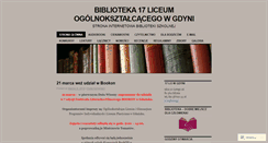 Desktop Screenshot of biblioteka1.wordpress.com