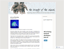 Tablet Screenshot of beautifulchurch.wordpress.com