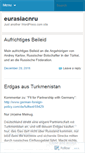 Mobile Screenshot of eurasiacnru.wordpress.com