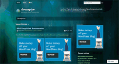 Desktop Screenshot of deenspire.wordpress.com