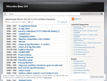 Tablet Screenshot of mercedesbenz124.wordpress.com