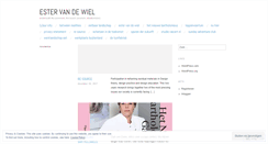 Desktop Screenshot of estervandewiel.wordpress.com