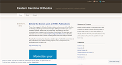 Desktop Screenshot of easterncarolinaorthodox.wordpress.com